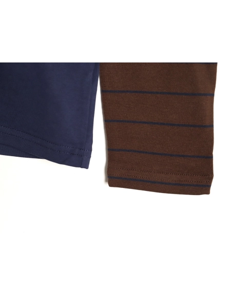 Miu Miu fake two-piece striped long-sleeved T-shirt,Miu Miu