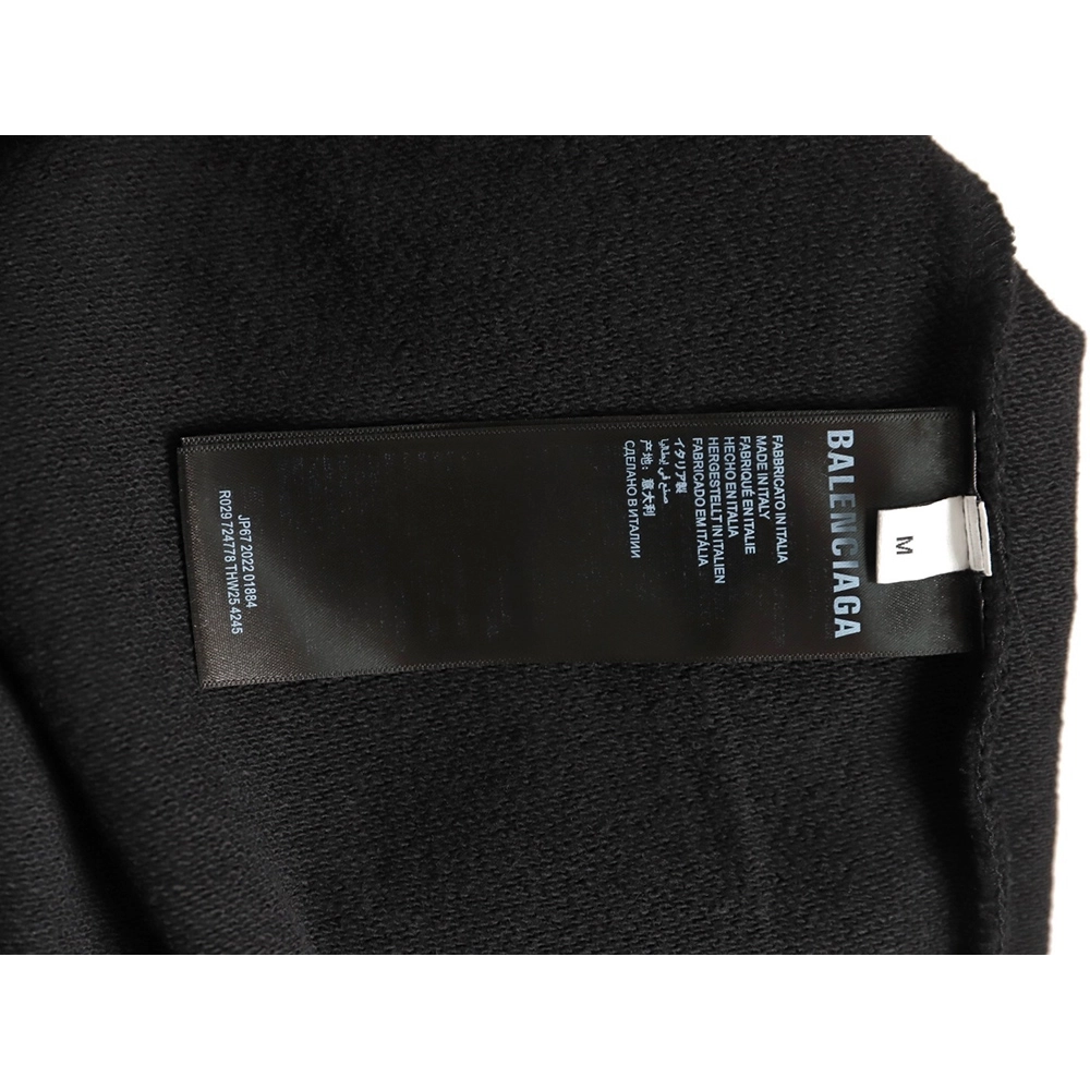 Balenciaga washed letter print crew neck sweatshirt,Balenciaga