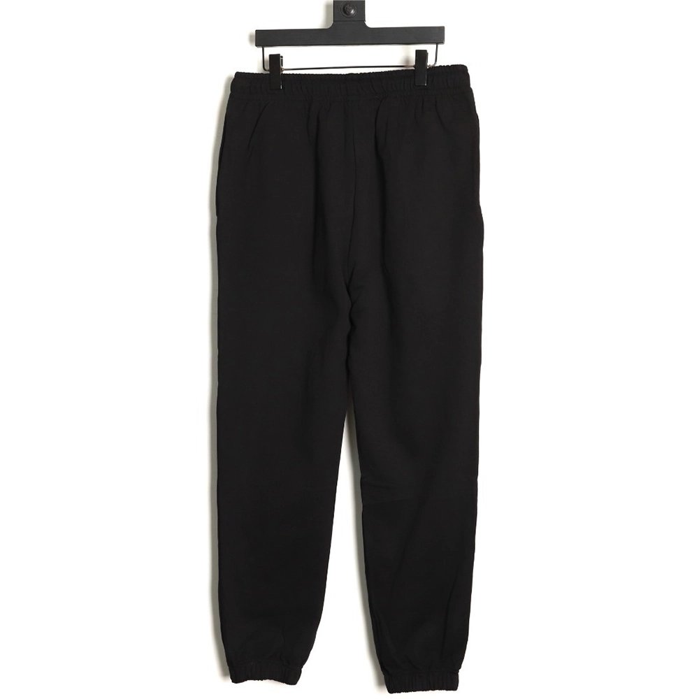 Celine Arc de Triomphe embroidered terry cotton drawstring track pants,Celine