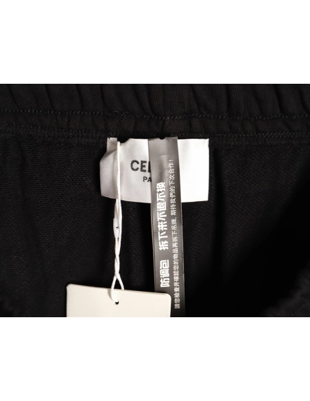 Celine letter print sports casual pants,Celine