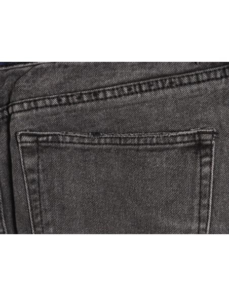 Balenciaga denim trousers with lettering webbing at waist,Balenciaga