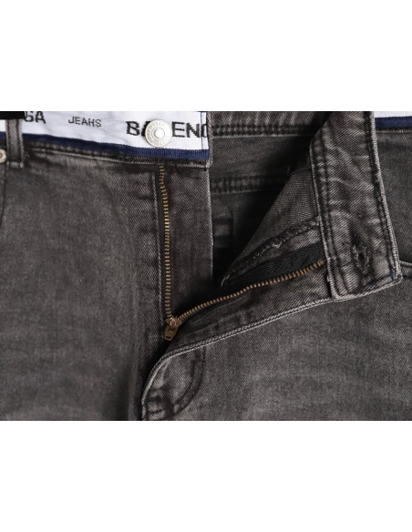 Balenciaga denim trousers with lettering webbing at waist,Balenciaga