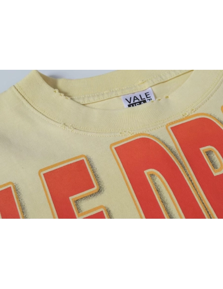 Vale Forever Sun Shattered Fist Tee Yellow