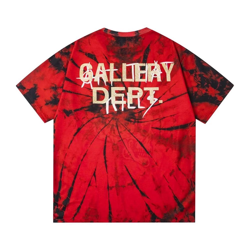 Gallery Dept. Exploited Tee Red/Tie Dye