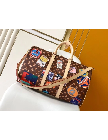 Louis Vuitton Keepall Bandouli¨¨re 50 Travel Bags M15042 50X29X23cm