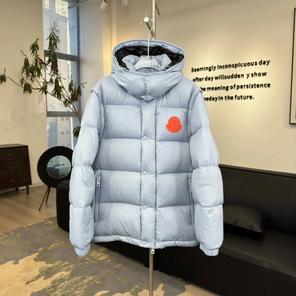 2025 new Moncler Cyclone Down Jacket Sky Blue