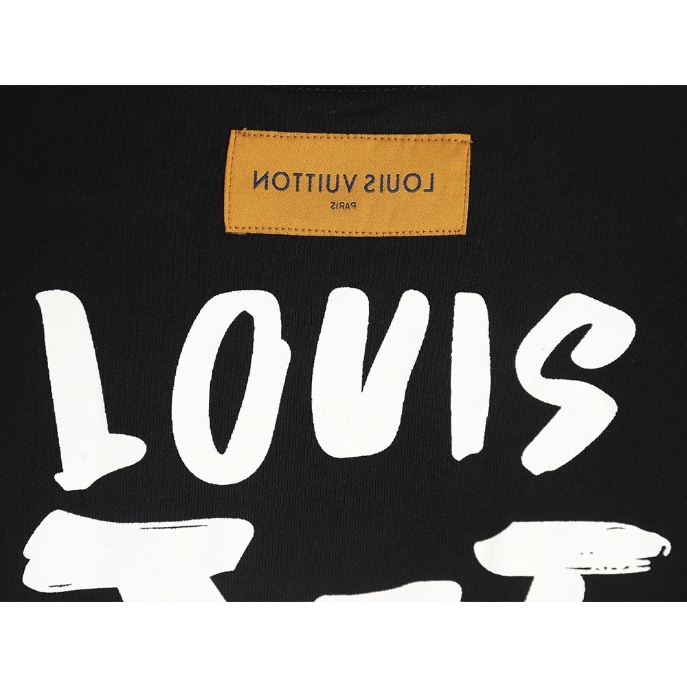 Louis Vuitton handpainted graffiti logo crewneck sweatshirt,Louis Vuitton Sweatshirt,Sweatshirt,APPAREL