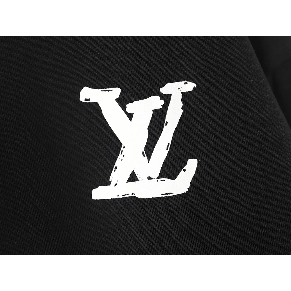Louis Vuitton handpainted graffiti logo crewneck sweatshirt,Louis Vuitton Sweatshirt,Sweatshirt,APPAREL