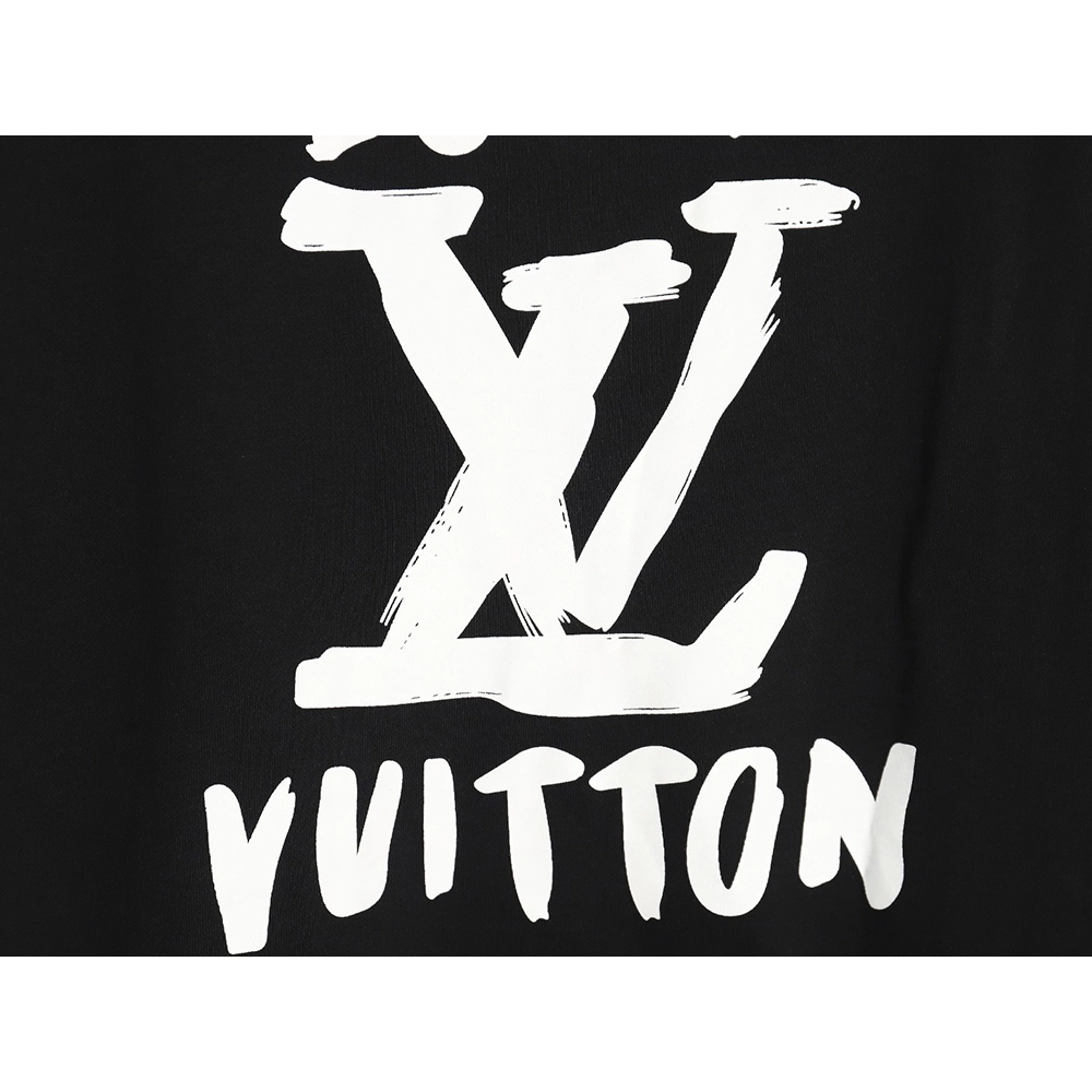 Louis Vuitton handpainted graffiti logo crewneck sweatshirt,Louis Vuitton Sweatshirt,Sweatshirt,APPAREL