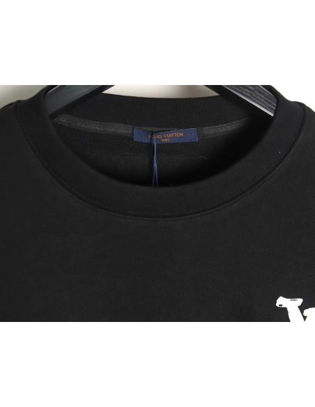 Louis Vuitton handpainted graffiti logo crewneck sweatshirt,Louis Vuitton Sweatshirt,Sweatshirt,APPAREL