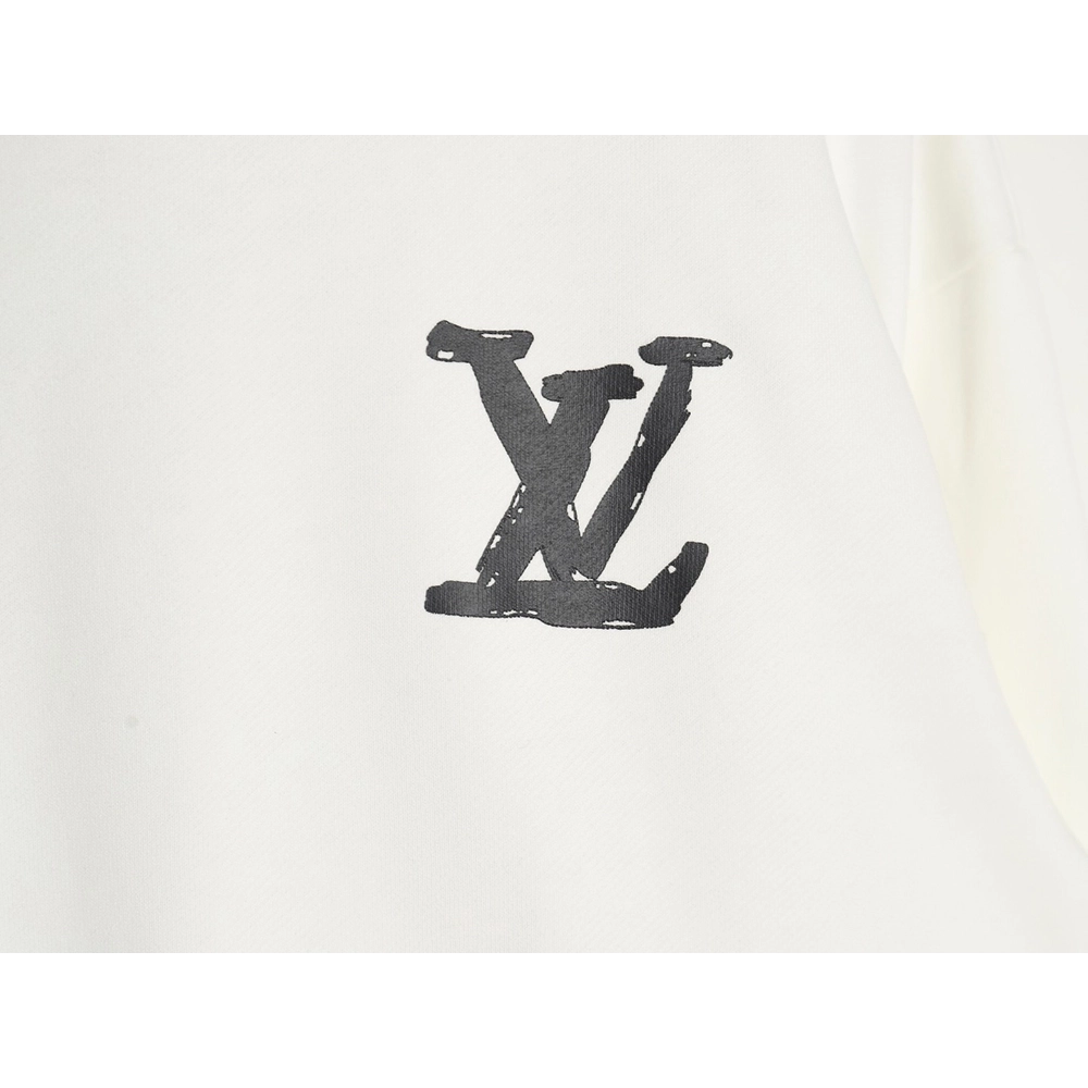 Louis Vuitton handpainted graffiti logo crewneck sweatshirt,Louis Vuitton Sweatshirt,Sweatshirt,APPAREL