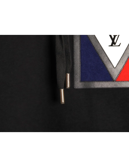 Louis Vuitton zippered faux pocket hoodie,Louis Vuitton Hoodie,Hoodie,APPAREL