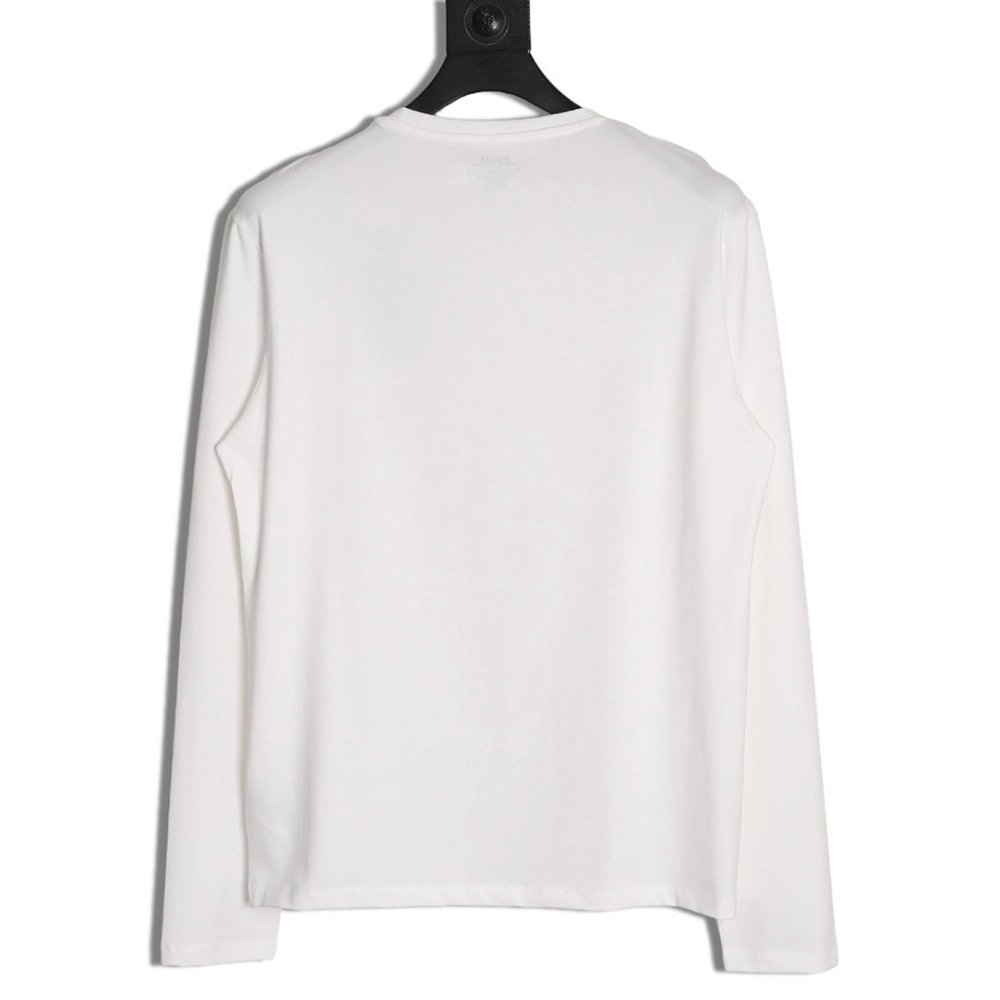 Ralph Lauren Pony Embroidered Long Sleeve TShirt,Ralph Lauren T Shirt,Tshirt,APPAREL