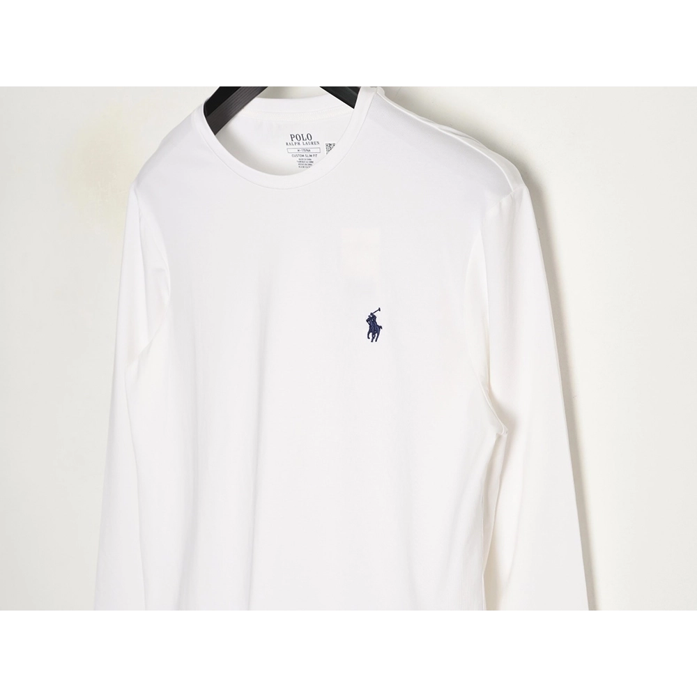 Ralph Lauren Pony Embroidered Long Sleeve TShirt,Ralph Lauren T Shirt,Tshirt,APPAREL