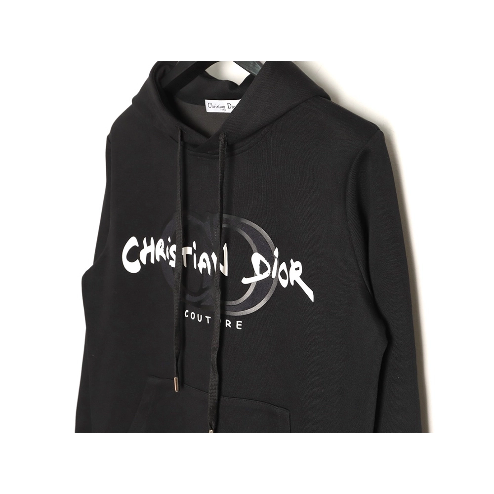 Dior embossed logo hooded sweatshirt,Dior Sweatshirt,Sweatshirt,APPAREL