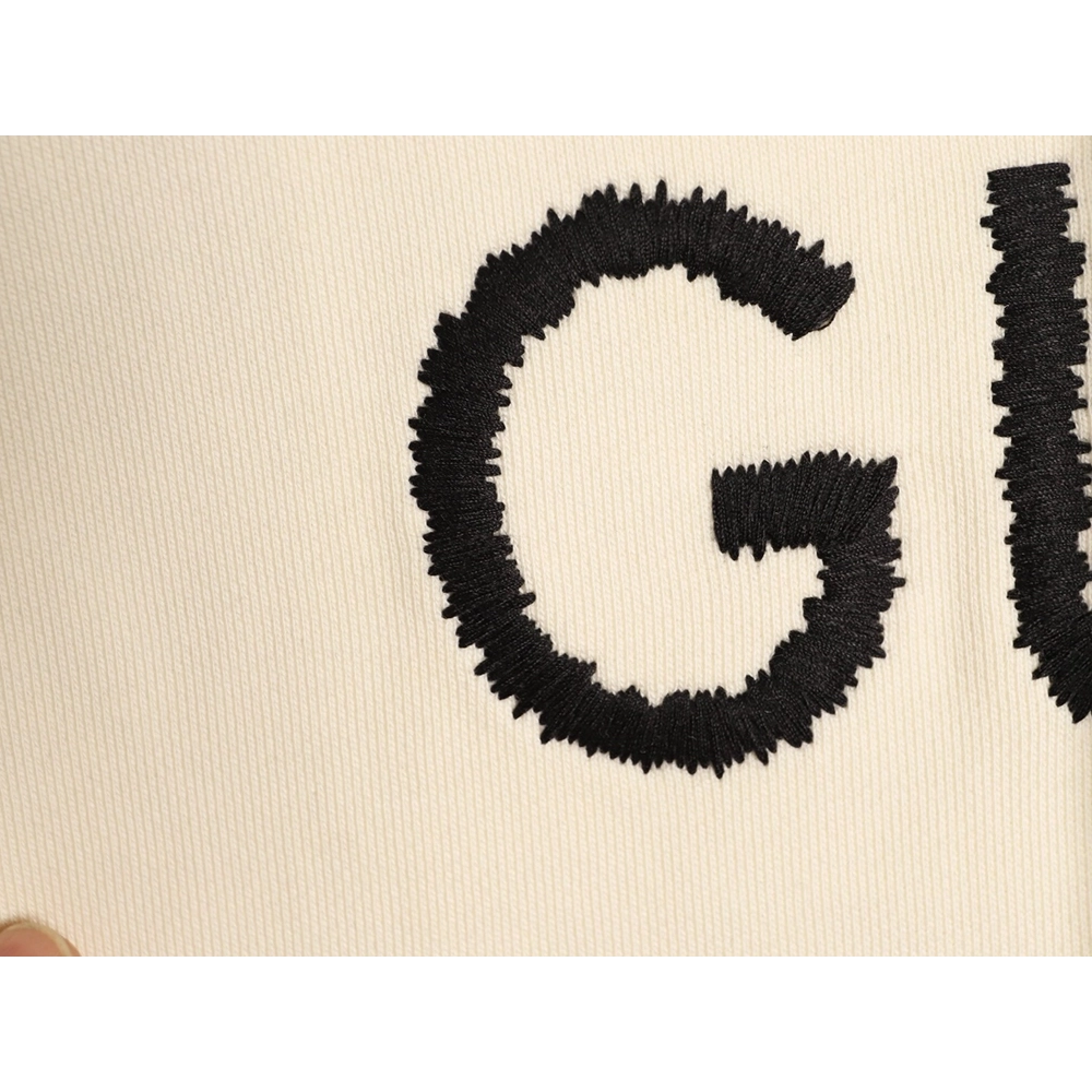 Gucci embroidered lettering hooded sweatshirt,Gucci Sweatshirt,Sweatshirt,APPAREL