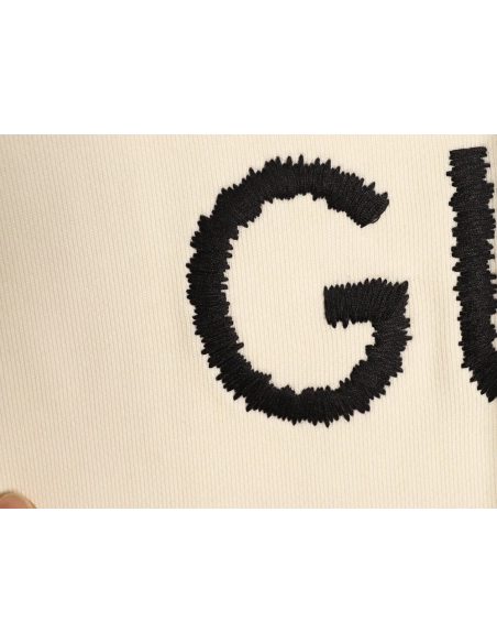 Gucci embroidered lettering hooded sweatshirt,Gucci Sweatshirt,Sweatshirt,APPAREL