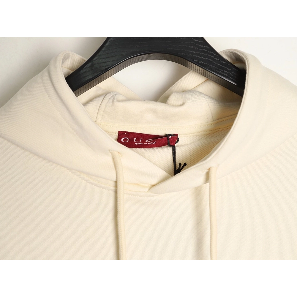 Gucci embroidered lettering hooded sweatshirt,Gucci Sweatshirt,Sweatshirt,APPAREL