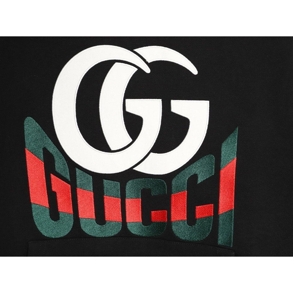 Gucci Double G logo print hooded sweatshirt,Gucci Sweatshirt,Sweatshirt,APPAREL