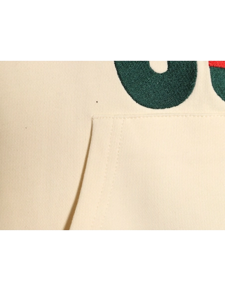 Gucci Double G logo print hooded sweatshirt,Gucci Sweatshirt,Sweatshirt,APPAREL