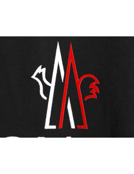 Moncler flocked logo print shortsleeve,Moncler T Shirt,Tshirt,APPAREL