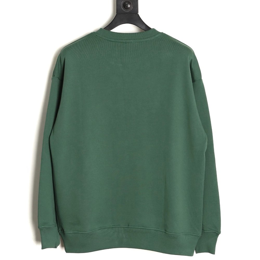 Loewe contrasting letter knitted totem logo patch embroidered sweatshirt,Loewe Sweatshirt,Sweatshirt,APPAREL