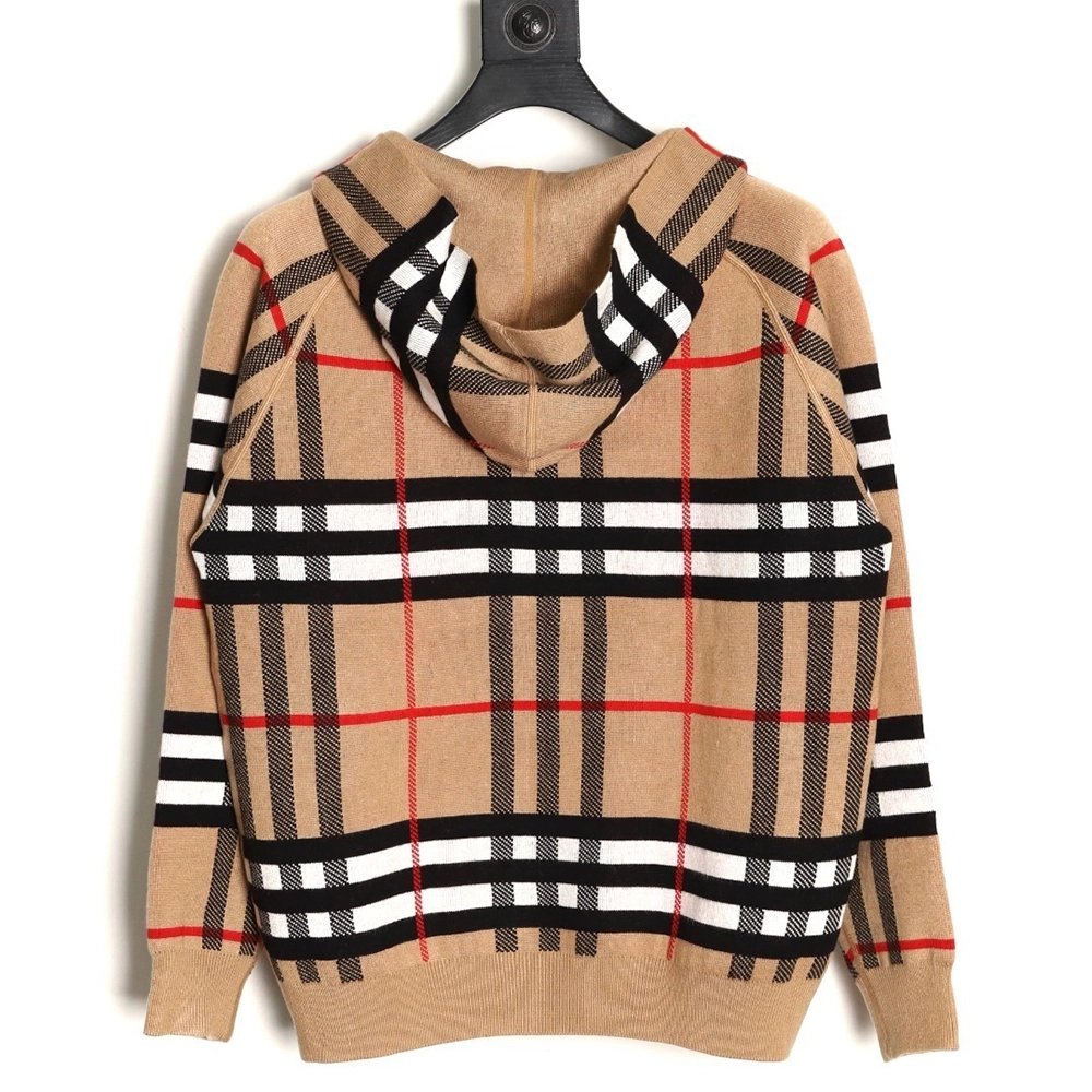 Burberry Reversible Hooded Cashmere ZipUp Jacket,Burberry Jacket,Jacket,APPAREL