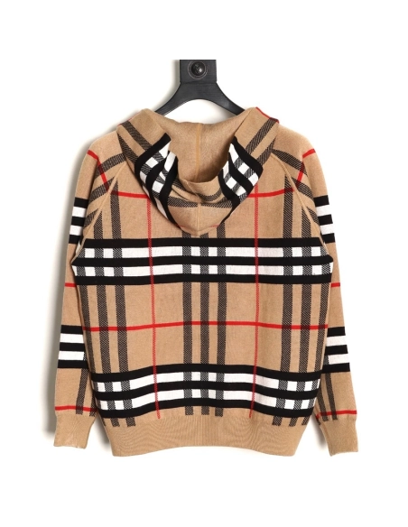 Burberry Reversible Hooded Cashmere ZipUp Jacket,Burberry Jacket,Jacket,APPAREL