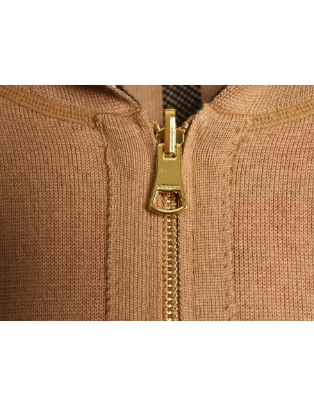 Burberry Reversible Hooded Cashmere ZipUp Jacket,Burberry Jacket,Jacket,APPAREL