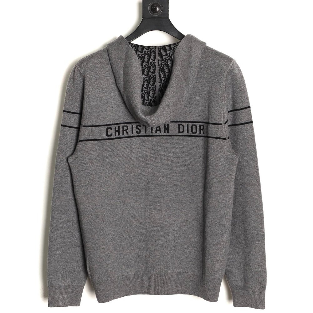 Dior monogram jacquard knit cashmere reversible coat,Dior Jacket,Jacket,APPAREL