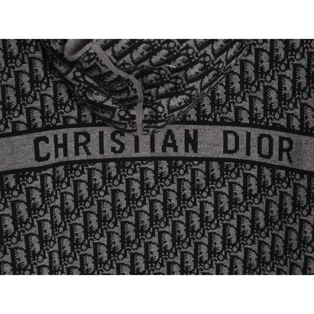 Dior monogram jacquard knit cashmere reversible coat,Dior Jacket,Jacket,APPAREL