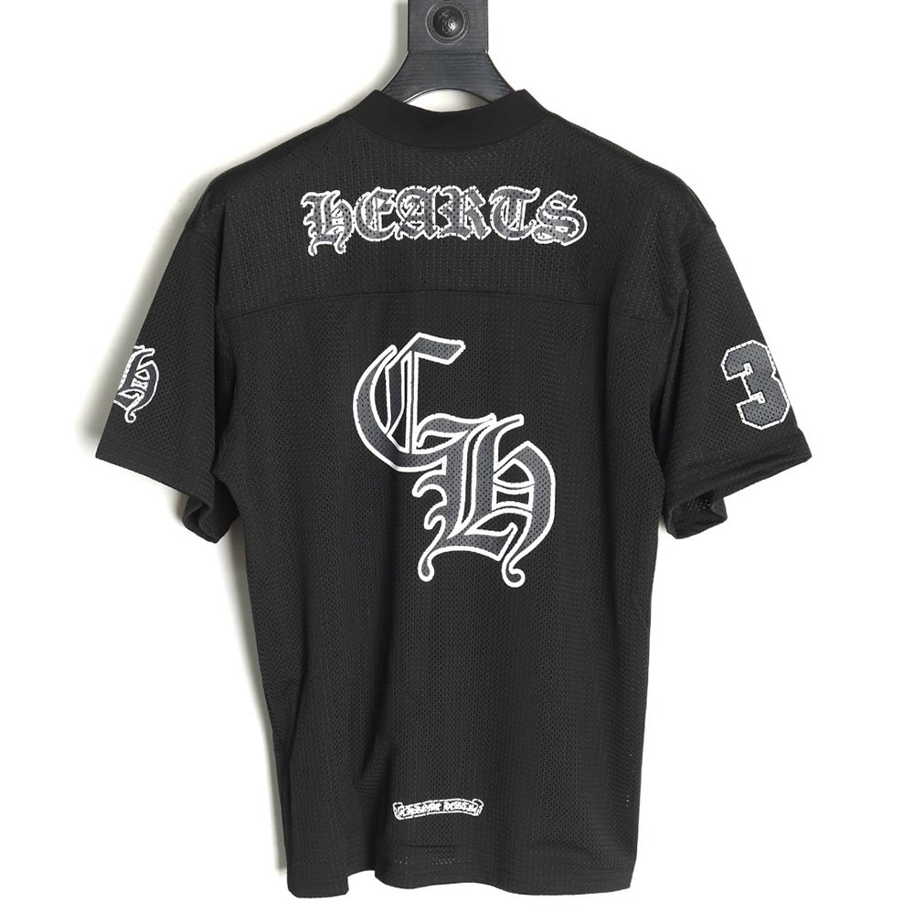 Chrome Hearts Sanskrit mesh ice hockey shortsleeved Tshirt,Chrome Hearts T Shirt,Tshirt,APPAREL