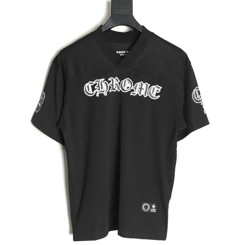 Chrome Hearts Sanskrit mesh ice hockey shortsleeved Tshirt,Chrome Hearts T Shirt,Tshirt,APPAREL
