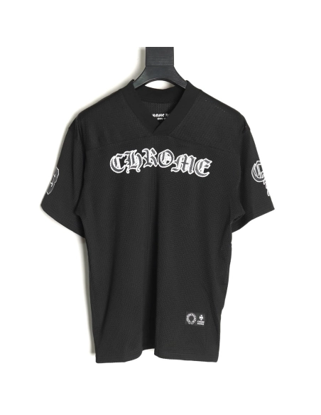 Chrome Hearts Sanskrit mesh ice hockey shortsleeved Tshirt,Chrome Hearts T Shirt,Tshirt,APPAREL