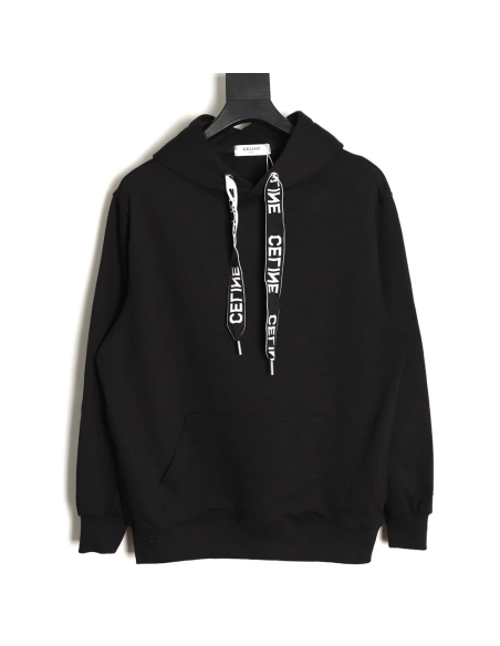 Celine Web Lettering Hooded Sweatshirt,Celine Sweatshirt,Sweatshirt,APPAREL