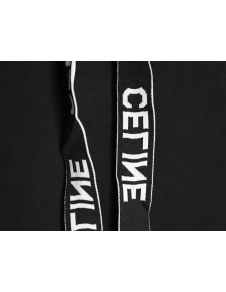 Celine Web Lettering Hooded Sweatshirt,Celine Sweatshirt,Sweatshirt,APPAREL