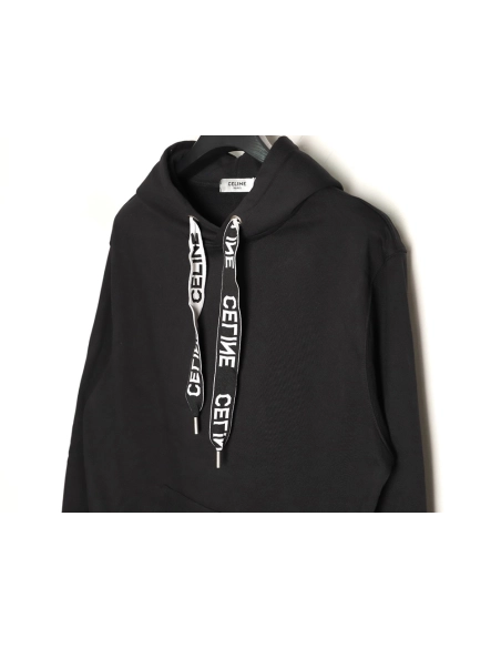 Celine Web Lettering Hooded Sweatshirt,Celine Sweatshirt,Sweatshirt,APPAREL