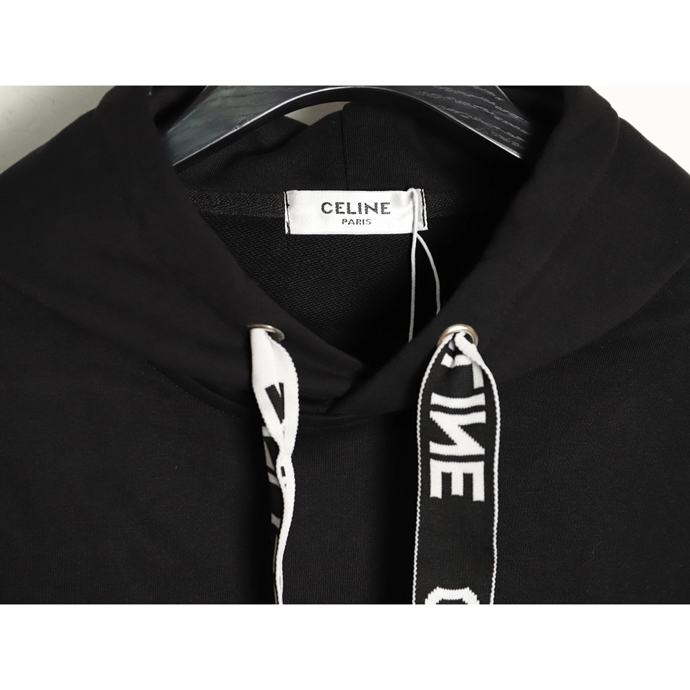 Celine Web Lettering Hooded Sweatshirt,Celine Sweatshirt,Sweatshirt,APPAREL