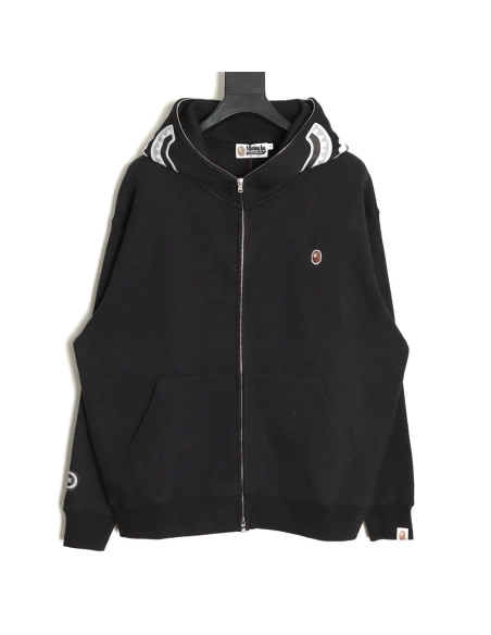 Bape small shark head zipup jacket,Bape Jacket,Jacket,APPAREL