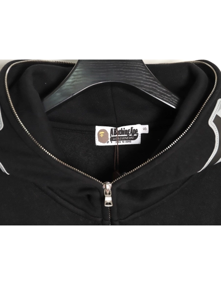 Bape small shark head zipup jacket,Bape Jacket,Jacket,APPAREL