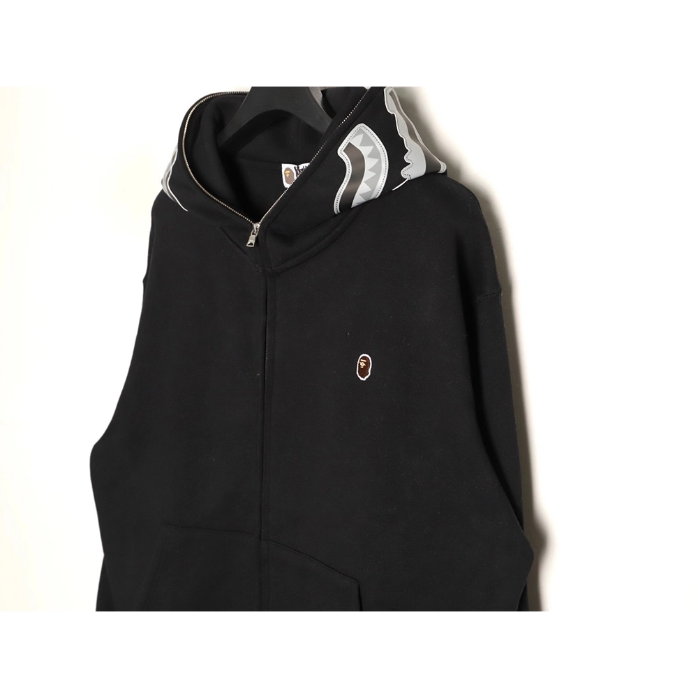 Bape small shark head zipup jacket,Bape Jacket,Jacket,APPAREL