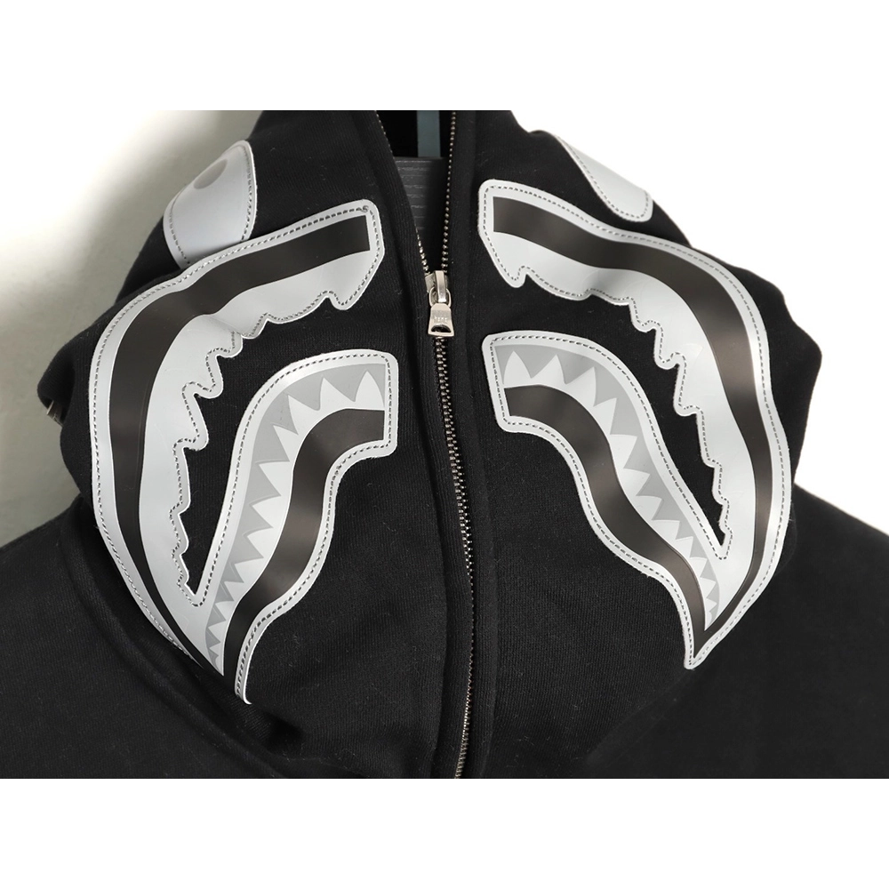 Bape small shark head zipup jacket,Bape Jacket,Jacket,APPAREL