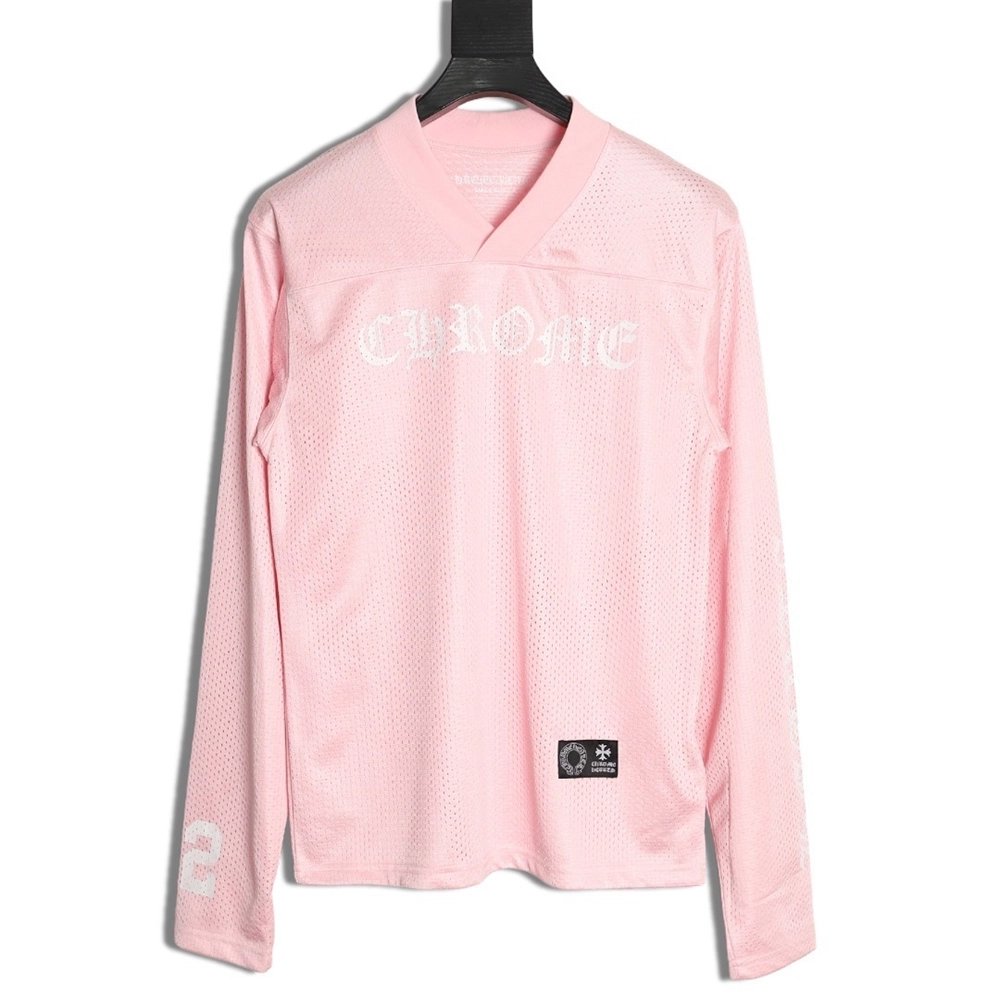 Chrome Hearts Sanskrit mesh doublelayer ice hockey longsleeved Tshirt,Chrome Hearts T Shirt,Tshirt,APPAREL