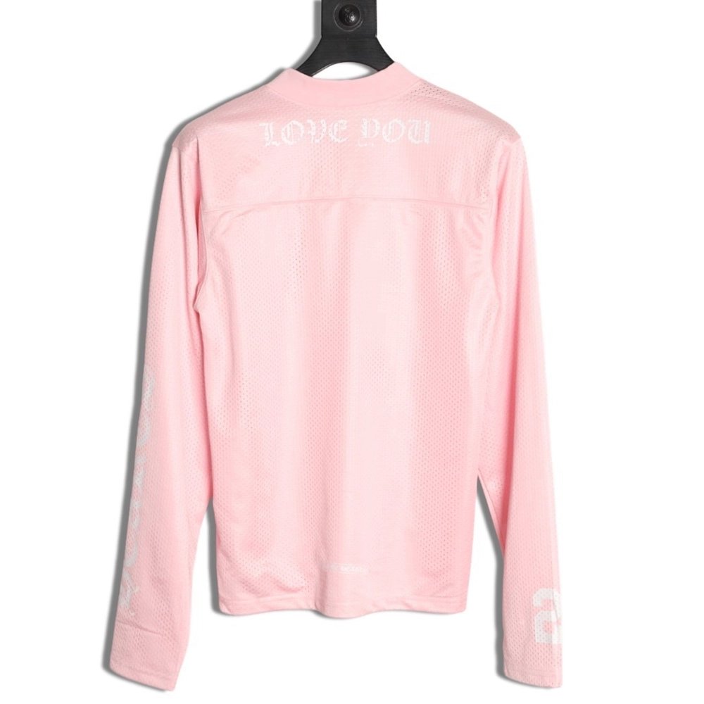 Chrome Hearts Sanskrit mesh doublelayer ice hockey longsleeved Tshirt,Chrome Hearts T Shirt,Tshirt,APPAREL