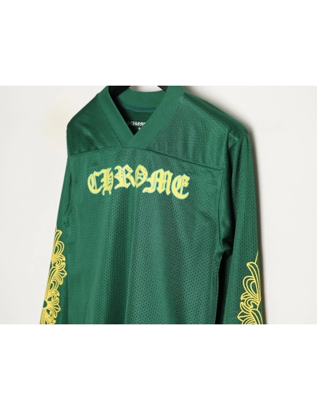 Chrome Hearts Sanskrit mesh doublelayer ice hockey longsleeved Tshirt,Chrome Hearts T Shirt,Tshirt,APPAREL