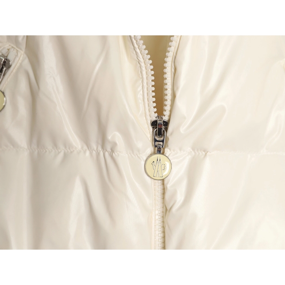 Moncler patchwork wool knitted sleeve stand collar down jacket,Moncler Jacket,Jacket,APPAREL