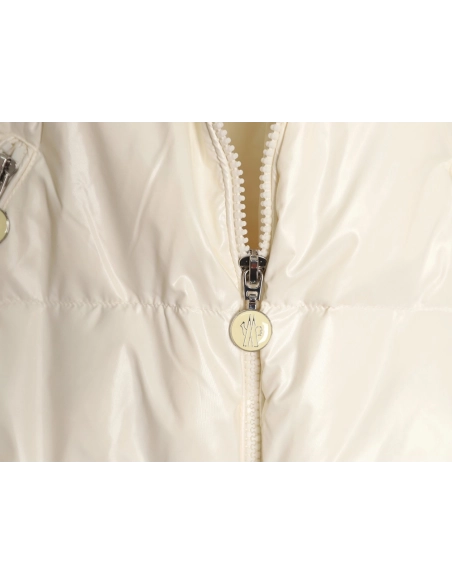 Moncler patchwork wool knitted sleeve stand collar down jacket,Moncler Jacket,Jacket,APPAREL