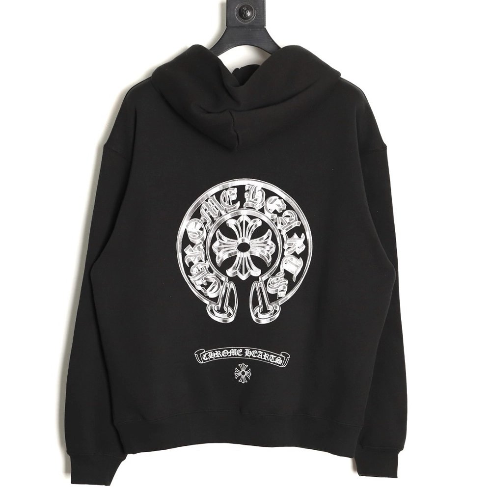 Chrome Hearts Metal Horseshoe Hoodie,Chrome Hearts Hoodie,Hoodie,APPAREL