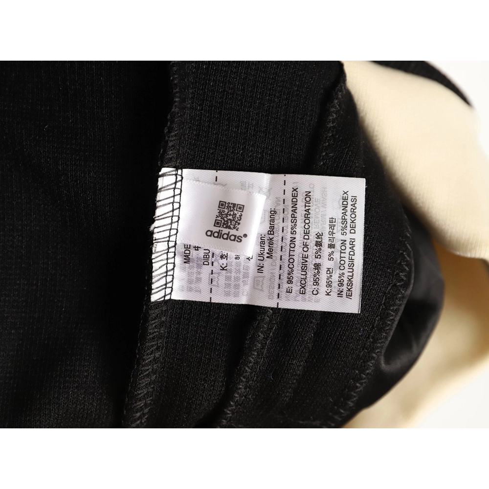 Adidas Trefoil Logo Embroidered Side Stripes Stand Collar Jacket,ADIDAS Jacket,Jacket,APPAREL