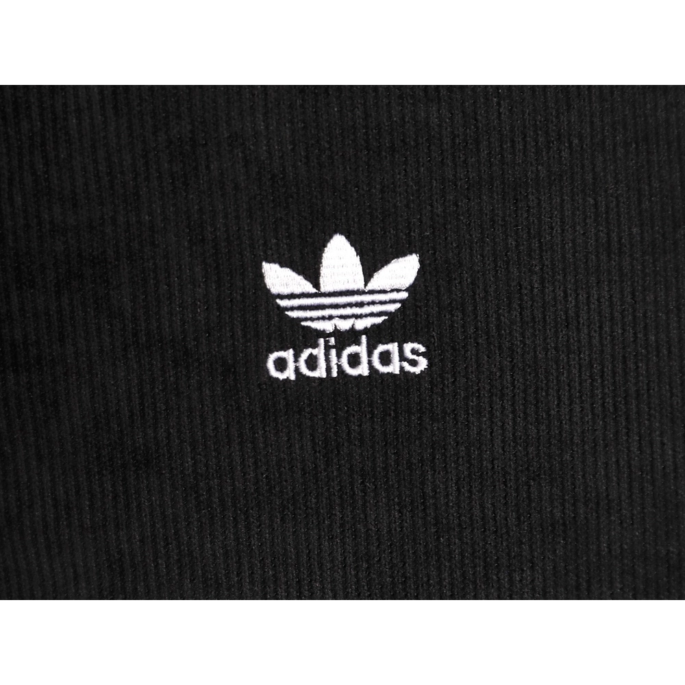 Adidas Trefoil Logo Embroidered Side Stripes Stand Collar Jacket,ADIDAS Jacket,Jacket,APPAREL